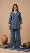 K 1194 by Naisha Cotton Printed Co Ord Set Collection